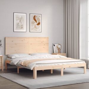 Marlow Home Co. Bed Frame with Headboard Natural European Kingsize (160 x 200cm) Marlow Home Co. Bed Frame with Headboard Natural European Kingsize (160 x 200cm)
