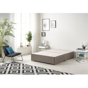 17 Stories Fayetta Platinum Twed Divan Bed Coffee Small Double (4') 17 Stories Fayetta Platinum Twed Divan Bed Coffee Small Double (4')