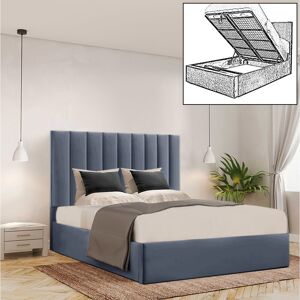 Brayden Studio Besar Upholstered Ottoman Storage Bed Charcoal Super King (6') Brayden Studio Besar Upholstered Ottoman Storage Bed Charcoal Super King (6')