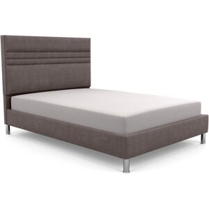 Brayden Studio Premium Bowgreave Upholstered Bed Frame Linen/Slate Single (3') Brayden Studio Premium Bowgreave Upholstered Bed Frame Linen/Slate Single (3')