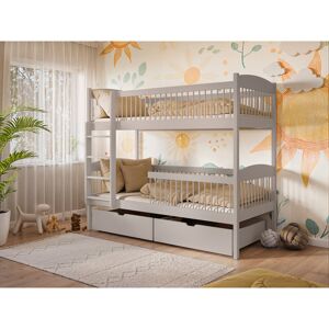 Harriet Bee Olive Wooden UK Single Bunk Bed Luna with Storage and Foam Mattresses W198cm - Space-Saving Bunk Bed Cashmere 130cm H X 97cm W X 198cm L Harriet Bee Olive Wooden UK Single Bunk Bed Luna with Storage and Foam Mattresses W198cm - Space-Saving Bunk Bed Cashmere 130cm H X 97cm W X 198cm L