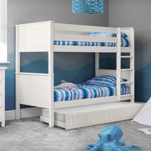 Harriet Bee Vivanco Single (3') Standard Bunk Bed Surf White Harriet Bee Vivanco Single (3') Standard Bunk Bed Surf White