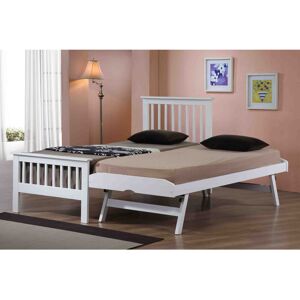 Brayden Studio Guest Bed with Trundle White 106cm H X 97cm W X 207cm L Brayden Studio Guest Bed with Trundle White 106cm H X 97cm W X 207cm L
