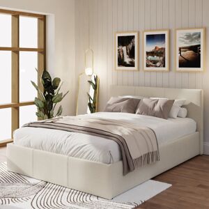 Zipcode Design Beaird Upholstered End Lift Ottoman Bed Natural Double (4'6) Zipcode Design Beaird Upholstered End Lift Ottoman Bed Natural Double (4'6)