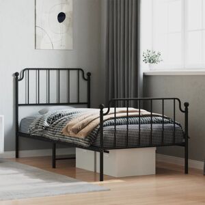 Marlow Home Co. Accime Metal Bed Black European Single (90 x 200cm) Marlow Home Co. Accime Metal Bed Black European Single (90 x 200cm)