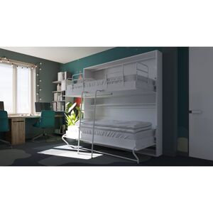 Ebern Designs Kynadie European Single (90 x 200cm) Murphy Bed White/White Gross 212cm H X 222cm W X 134cm L Ebern Designs Kynadie European Single (90 x 200cm) Murphy Bed White/White Gross 212cm H X 222cm W X 134cm L