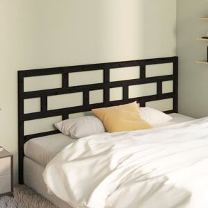 Alpen Home Bed Headboard 141X4x100 Cm Solid Wood Pine Black 100cm H x 206cm W x 4cm D Alpen Home Bed Headboard 141X4x100 Cm Solid Wood Pine Black 100cm H x 206cm W x 4cm D