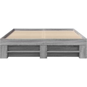 Lark Manor Bed Frame Without Mattress Black 120X190 Cm Small Double Engineered Wood Grey Sonoma 120 x 200cm Lark Manor Bed Frame Without Mattress Black 120X190 Cm Small Double Engineered Wood Grey Sonoma 120 x 200cm