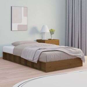Alpen Home Bed Frame Solid Wood Honey Brown Small Single (2'6) Alpen Home Bed Frame Solid Wood Honey Brown Small Single (2'6)