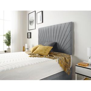 Fairmont Park SantaFe Tweed Fabric Divan Bed Base and Headboard with Optional Drawers Grey Small Double (4') Fairmont Park SantaFe Tweed Fabric Divan Bed Base and Headboard with Optional Drawers Grey Small Double (4')