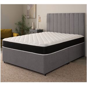 Symple Stuff Blizzard Black Border Quilted Hypoallergenic Memory Sprung Mattress Small Double (4') Symple Stuff Blizzard Black Border Quilted Hypoallergenic Memory Sprung Mattress Small Double (4')