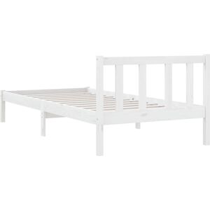 Rosalind Wheeler Solid Pinewood Bed Frame Bedstead Bed Base Multi Colours Multi Sizes white EU Single - 90 x 200 cm Rosalind Wheeler Solid Pinewood Bed Frame Bedstead Bed Base Multi Colours Multi Sizes white EU Single - 90 x 200 cm