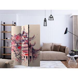 East Urban Home 135cm W x 172cm H 3 - Panel Acoustic Room Divider Folding Room Divider Black;Red;Purple 172cm H X 135cm W X 3cm D East Urban Home 135cm W x 172cm H 3 - Panel Acoustic Room Divider Folding Room Divider Black;Red;Purple 172cm H X 135cm W X 3cm D