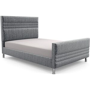 Brayden Studio Premium Bowgreave Upholstered Bed Frame Crushed Velvet/Silver Small Single (2'6) Brayden Studio Premium Bowgreave Upholstered Bed Frame Crushed Velvet/Silver Small Single (2'6)