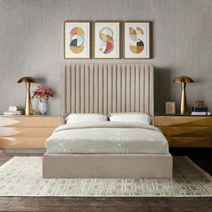 Brayden Studio Aidean Upholstered Bed Frame Coffee Single (3') Brayden Studio Aidean Upholstered Bed Frame Coffee Single (3')