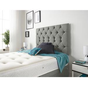 Rosalind Wheeler Copple Divan Bed Base with Headboard and Option for Drawers Silver Super King (6') Rosalind Wheeler Copple Divan Bed Base with Headboard and Option for Drawers Silver Super King (6')