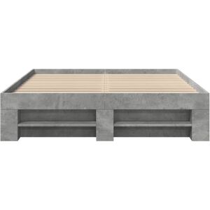 Lark Manor Bed Frame Without Mattress Black 120X190 Cm Small Double Engineered Wood Concrete Grey 120 x 200cm Lark Manor Bed Frame Without Mattress Black 120X190 Cm Small Double Engineered Wood Concrete Grey 120 x 200cm