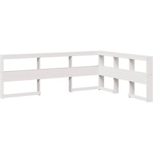 Brayden Studio Burhanuddin Solid Wood Headboard White Kingsize (5') Brayden Studio Burhanuddin Solid Wood Headboard White Kingsize (5')