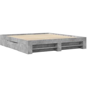 Lark Manor Bed Frame Without Mattress Black 120X190 Cm Small Double Engineered Wood Concrete Grey 200 x 200cm Lark Manor Bed Frame Without Mattress Black 120X190 Cm Small Double Engineered Wood Concrete Grey 200 x 200cm