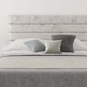Latitude Run Platt Upholstered Headboard Velvet Pearl Small Double (4') Latitude Run Platt Upholstered Headboard Velvet Pearl Small Double (4')