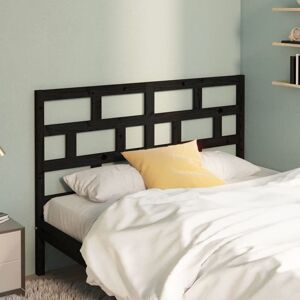 Alpen Home Bed Headboard 141X4x100 Cm Solid Wood Pine Black Double (4'6) Alpen Home Bed Headboard 141X4x100 Cm Solid Wood Pine Black Double (4'6)