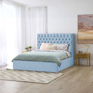 Rosalind Wheeler Cuauhtli Storage Bed Sky Blue Super King (6') Rosalind Wheeler Cuauhtli Storage Bed Sky Blue Super King (6')