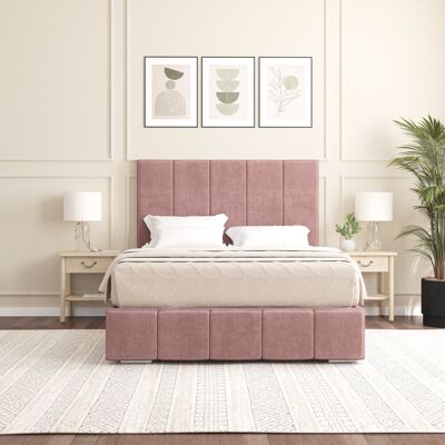 17 Stories Edelmann Upholstered Bed Frame Lilac Super King (6') 17 Stories Edelmann Upholstered Bed Frame Lilac Super King (6')