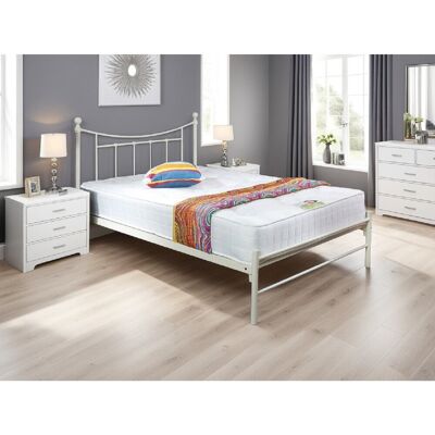 Three Posts Brockington Bed Frame Ivory Single (3') Three Posts Brockington Bed Frame Ivory Single (3')