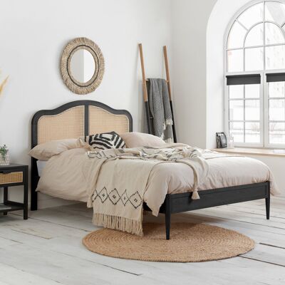 Bay Isle Home Algin Bed Frame Black Kingsize (5') Bay Isle Home Algin Bed Frame Black Kingsize (5')