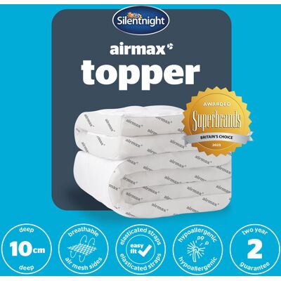 Silentnight Airmax 1000 Breathable Mattress Topper - Mattress Topper Silentnight Airmax 1000 Breathable Mattress Topper - Mattress Topper