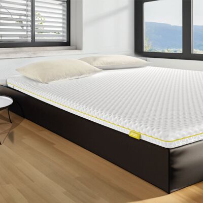 Brightr Aurora 2 In 1 Memory Foam Mattress Topper Medium Firm White Brightr Aurora 2 In 1 Memory Foam Mattress Topper Medium Firm White