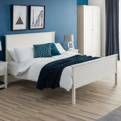 Mack + Milo Jarin Bed Frame Cream Double (4'6) Mack + Milo Jarin Bed Frame Cream Double (4'6)