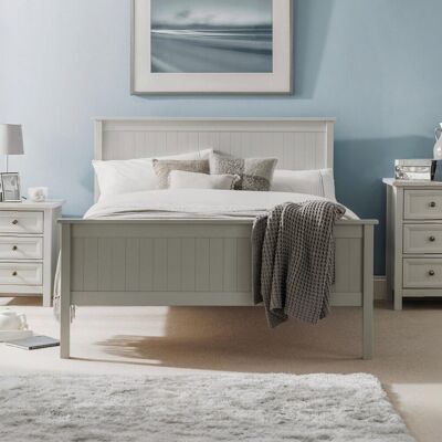 Mack + Milo Jarin Bed Frame Dove Grey Single (3') Mack + Milo Jarin Bed Frame Dove Grey Single (3')