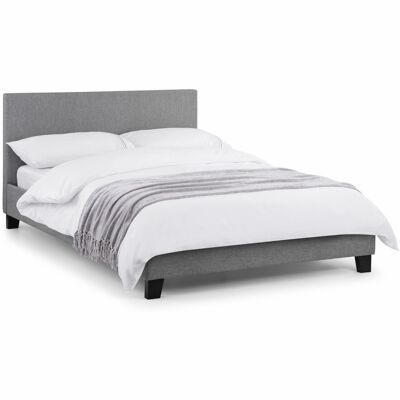 Hashtag Home Candelario Double (4'6) Upholstered Bed Frame with Mattress Polyester Double (4'6) Hashtag Home Candelario Double (4'6) Upholstered Bed Frame with Mattress Polyester Double (4'6)