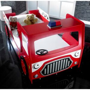 Just Kids Single (3') Cars Bed brown/red 101.0 H x 101.3 W x 223.0 D cm