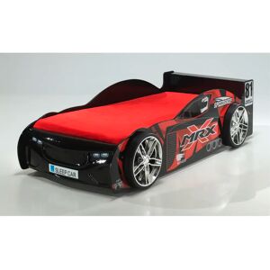 MRX European Single (90 x 200cm) Cars Bed by Vipack black/brown 60.0 H x 110.0 W x 229.0 D cm