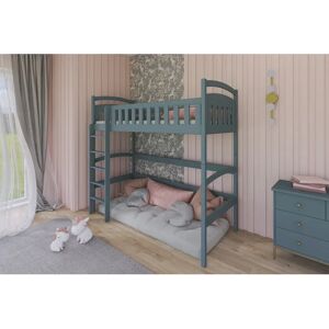 Harriet Bee Asi Loft Bed Bed gray 174.0 H x 87.0 W x 188.0 D cm