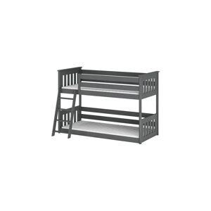 Harriet Bee Athislus Bunk Bed gray 130.0 H x 87.0 W x 188.0 D cm