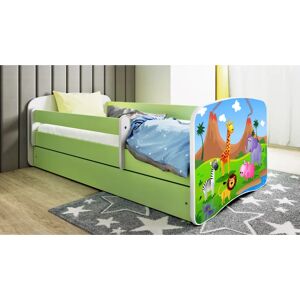 Zipcode Design Cicero Drawer Convertible Bed and Mattress green 61.0 H x 80.0 W x 180.0 D cm