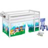 Lilokids Paw Patrol Kids Single (3') Loft Bed brown