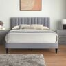 SHF Ranges Newry Double (4'6) Upholstered Panel Bed gray 102.0 H x 145.0 W x 193.0 D cm