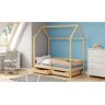 House Beds by Lukdom brown 170.0 H x 70.0 W x 140.0 D cm