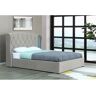 Wimex Mayfair Upholstered Ottoman Bed gray 129.0 H x 158.0 W x 205.0 D cm