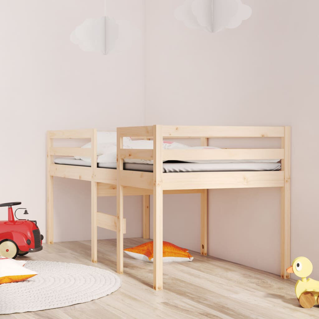 Lepine Low Loft Bed by Brayden Studio Brown Single (3')