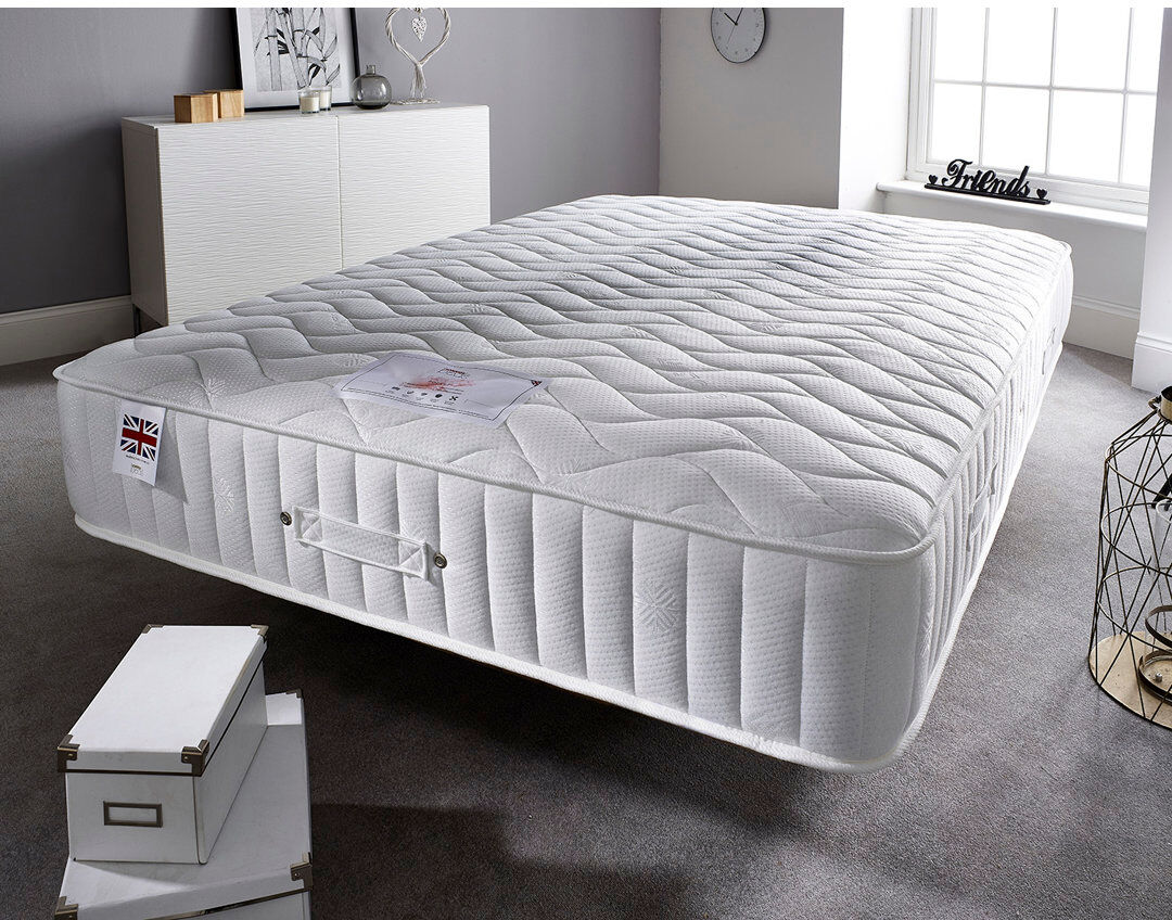 Somnior Beds 29cm Washington 3000 Pocket Sprung Medium Firm Mattress with 5 Layer Fillings for Luxurious Comfort Single (3')