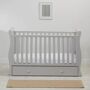 Isabelle & Max Hinson Cot Bed Isabelle & Max Colour: Grey  - Grey - Size: 97cm H X 156cm W X 77cm D