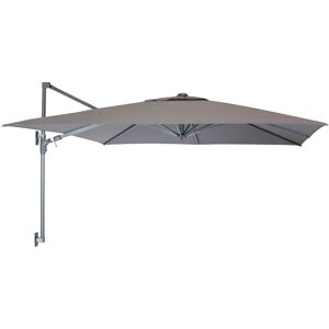 Kettler Wall Mounted 2.5M Square Free Arm Parasol brown 180.0 H x 250.0 W x 250.0 D cm