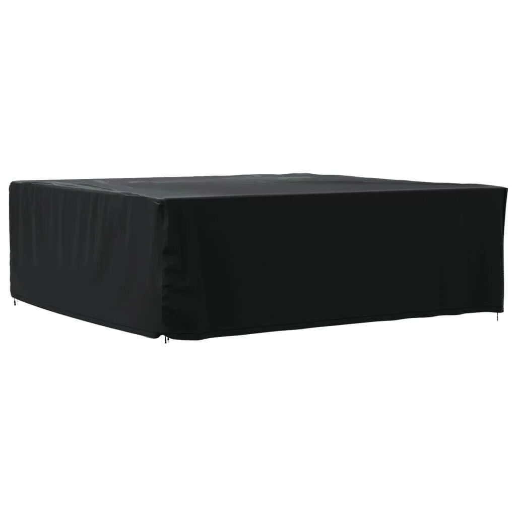 Vidaxl Garden Furniture Cover Black 172X113x73 Cm Waterproof 420D black 260cm W x 90cm H x 260cm D