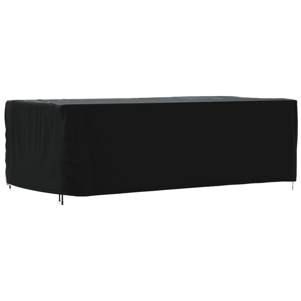 Vidaxl Garden Furniture Cover Black 172X113x73 Cm Waterproof 420D black 240cm W x 90cm H x 140cm D