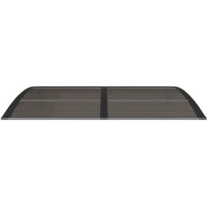 Dakota Fields Ariene 1.5m x 1m Door Canopy black/brown 24.0 H x 150.0 W x 100.0 D cm